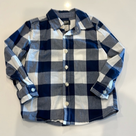 OshKosh B'gosh Other - Oshkosh Bgosh Plaid Button Down Shirt Size 3T